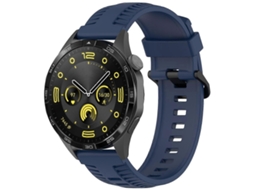 Pulseira De Silicone Para Relógio Kalebol Com Fivela Preta E Estampa De Pneu.