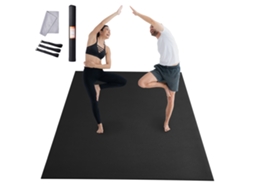 Tapete de Exercícios Antiderrapante Tapete de Ioga para Academia Fitness Pilates Tapete de Treino 12X6 Pés VEVOR