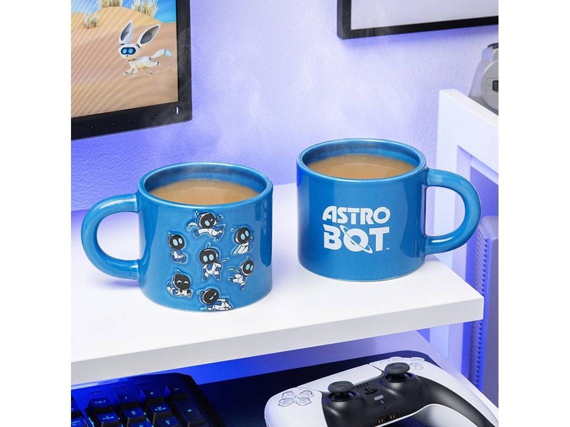 Caneca de cerâmica Astro Bot (Outlet Caixa Aberta)