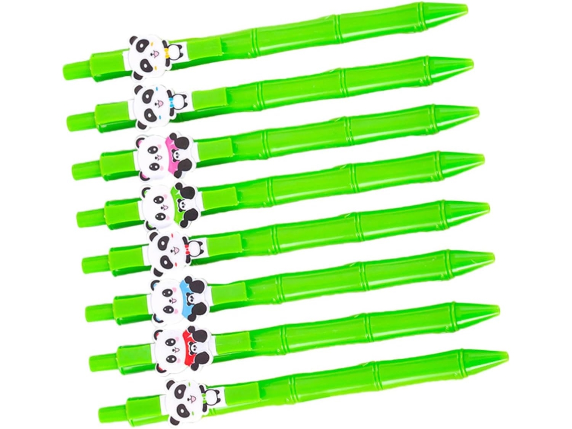 Canetas Em Gel Ciieeo Com Tema De Panda, Conjunto 8 Peças, Ideais Para