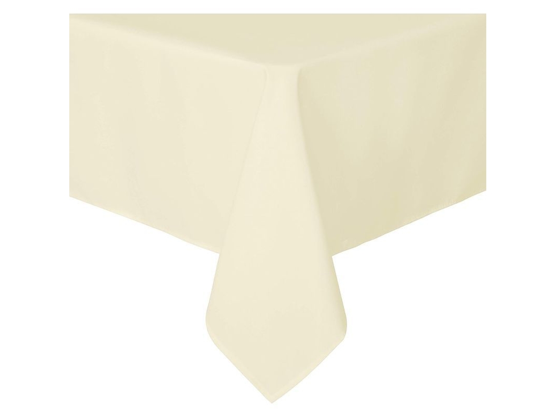 2026 mantel Quadrado 54x54 Polegadas Resistente a Manchas e Arrugas Lavável de Poliéster para Mesa de Jantar Festa Camping Bege