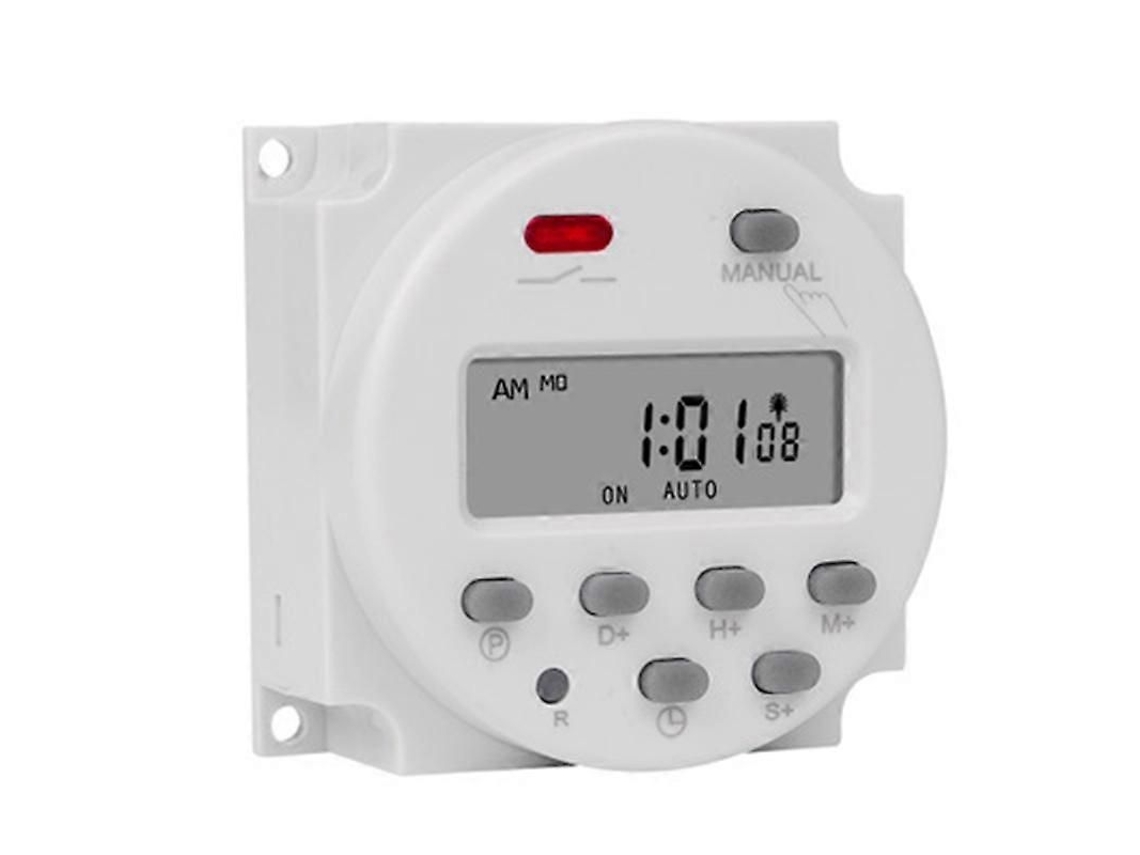 Timer Digital Programável 12v Com Intervalo De 1 Segundo, 7 Dias, Modelo Cn101s