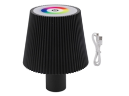 2026 lâmpada de Garrafa Led 4000mah Ip54 Impermeável Controle Táctil Ajustável de Cor Recarregável Sem Fio Luz Noturna Preto