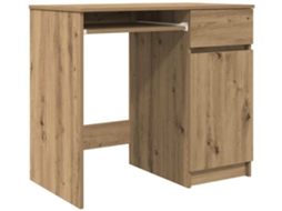 Desk, Desks Vidaxl Marrom Madeira Processada (n/a)