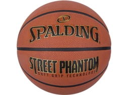 Bola de Basquetebol SPALDING street phantom soft grip technology (Laranja)