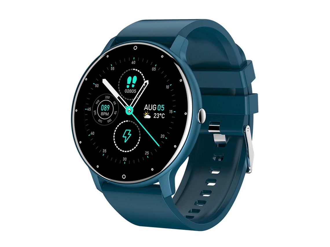 Smartwatch moderno com tela sensível ao toque e monitor cardíaco. Ly Ebike