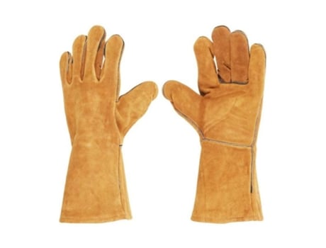 Guantes barbacoa cuero xl par