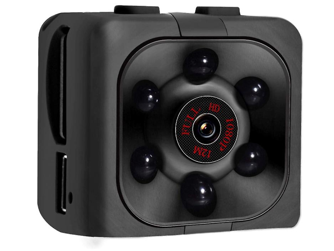 Mini Câmera Espiã HD 1080P com Gravação de Áudio e Vídeo, Visão Noturna, Bestvite Sports Detective (Preto)