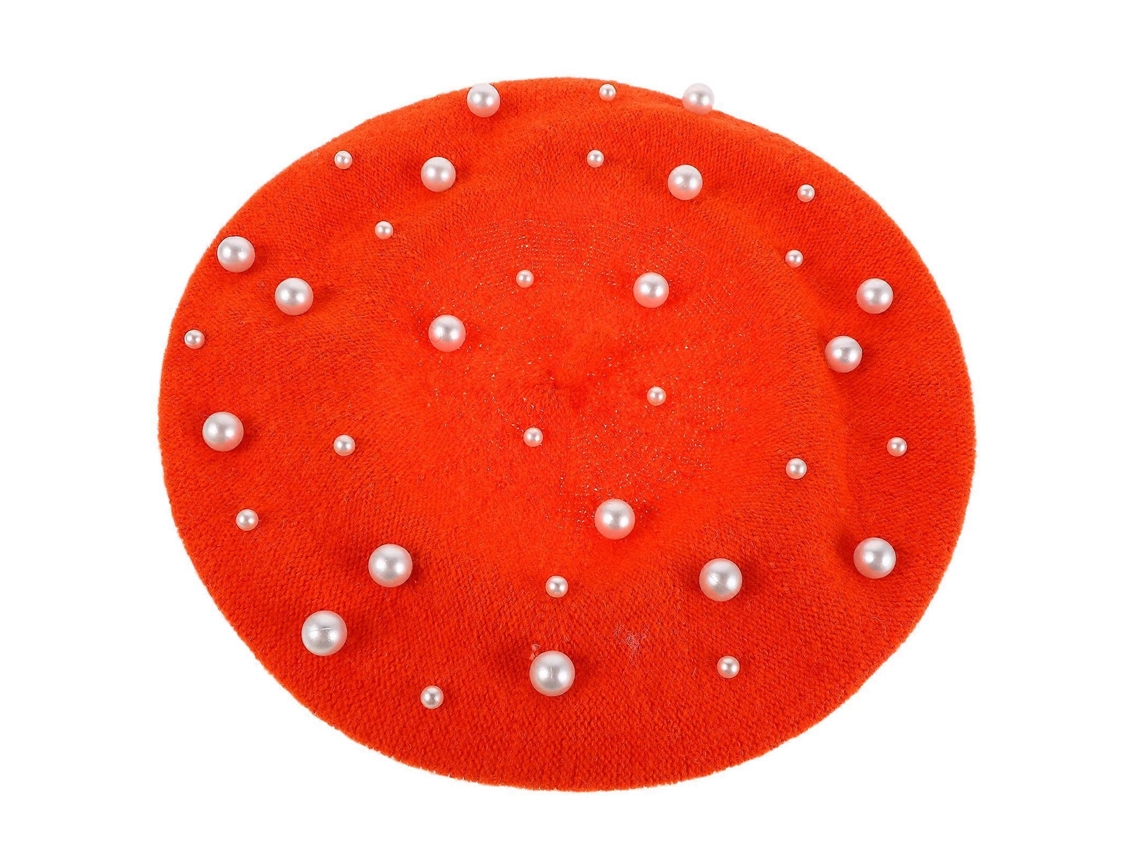 Boina De Pelúcia Com Pérolas E Estrelas Para Mulheres--