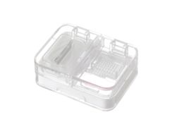 Estojo de remédios portátil mini com corte, trituração e selagem impermeável branco S/MARCA