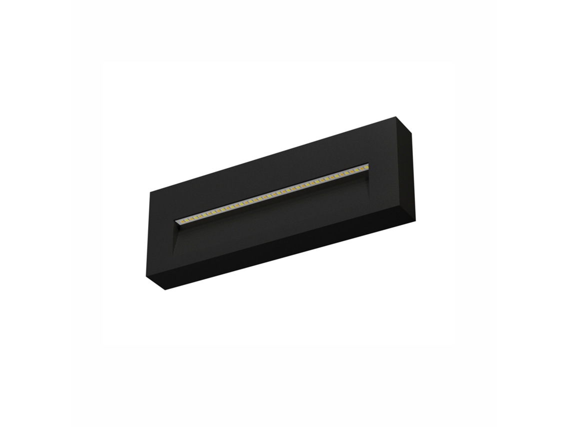 Refletor Led De Parede Tween 5w, Interruptor Cct, Iluminação Interior E Exterior, Corredores Ou Passagens Preto Beneito Faure