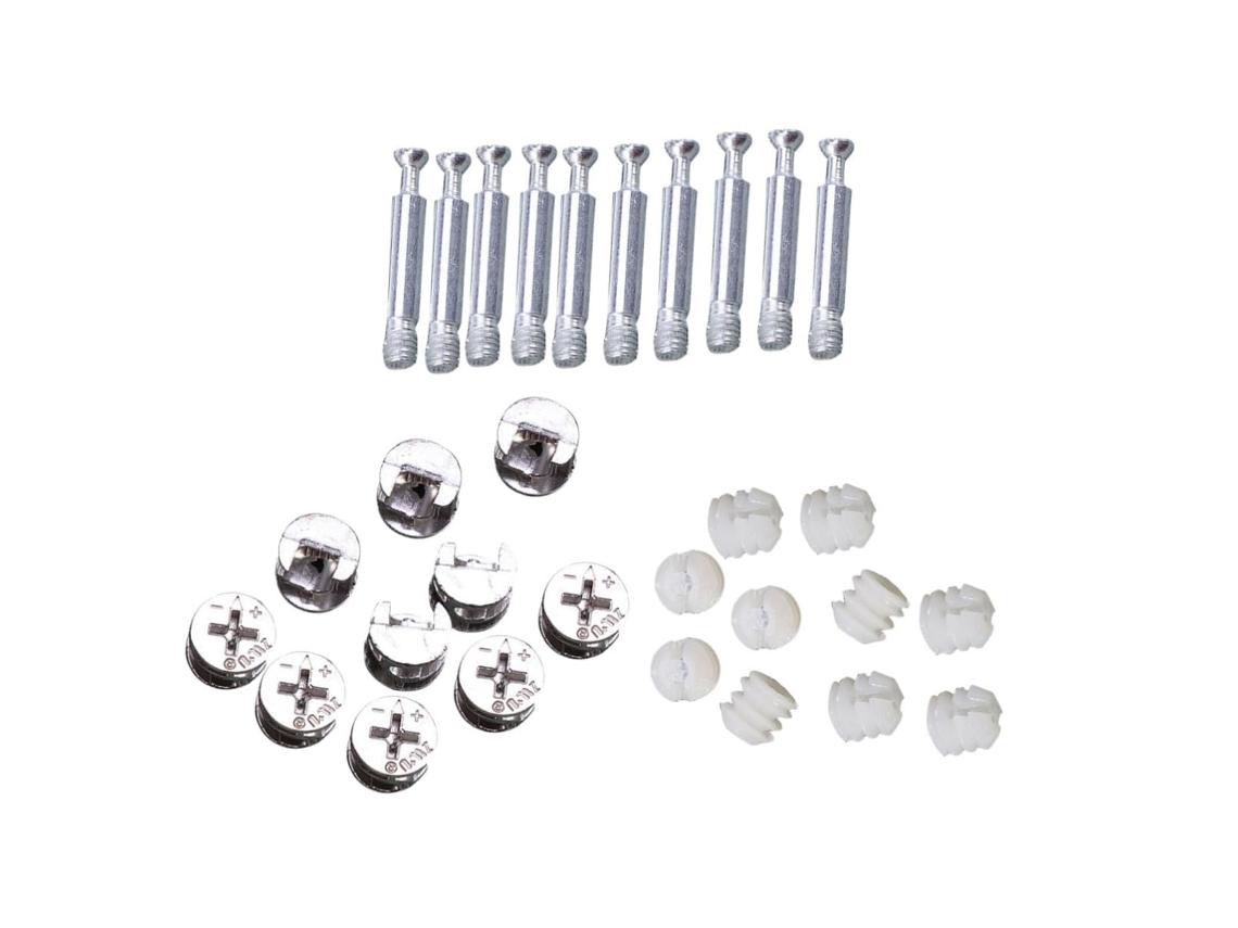 Conjunto De 10 Pinos E Porcas Pré-inseridos Amosfun Em Liga Zinco,