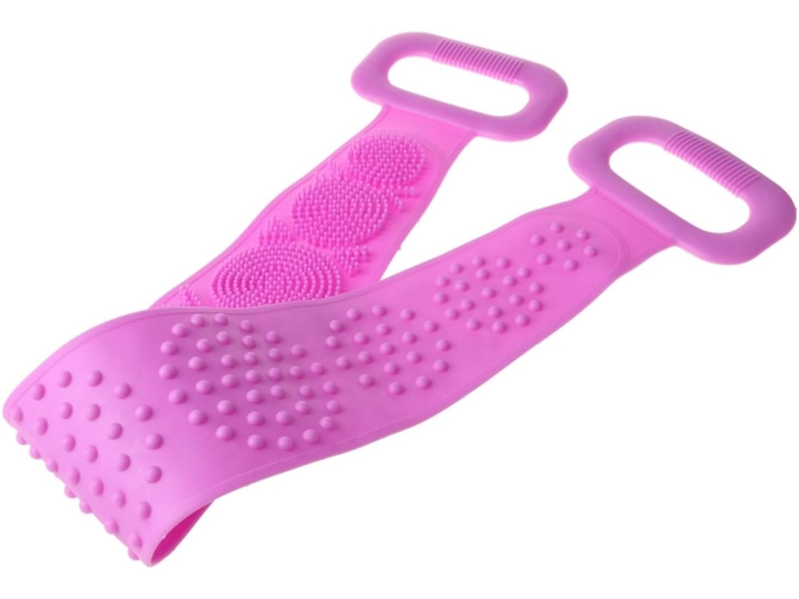 Escova De Silicone Unissex Para Esfoliação A Seco Nas Costas, Toalha De Banho, Escova Corporal Para A Pele, Cinto De