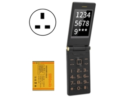 Telefone Flip Laxiscreed Com Dual Sim E Botões Grandes Para Maior Facilidade De Uso