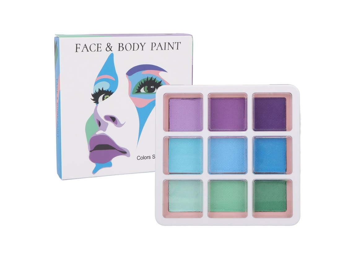 Tinta Facial Fluorescente À Água Laxiscreed Para Halloween, Festas E Diy, Indicada Para Adultos E Crianças