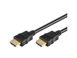 Cabo Hdmi de 10 M, Banhado a Ouro, 1.4 Mm, Redondo, Preto AQUAFORGE