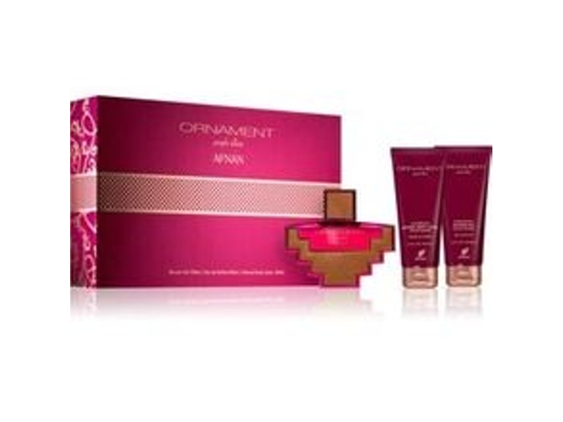 AFNAN Ornament Purple Allure Dárková Sada Edp 100 Ml Sprchový Gel 100 Ml a Tělové Mléko 100 Ml 100Ml
