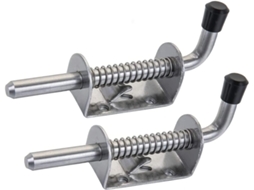 Fecho Para Porta De Garagem, Pacote Com 2 Unidades, Aço Inoxidável Para Porta De Correr