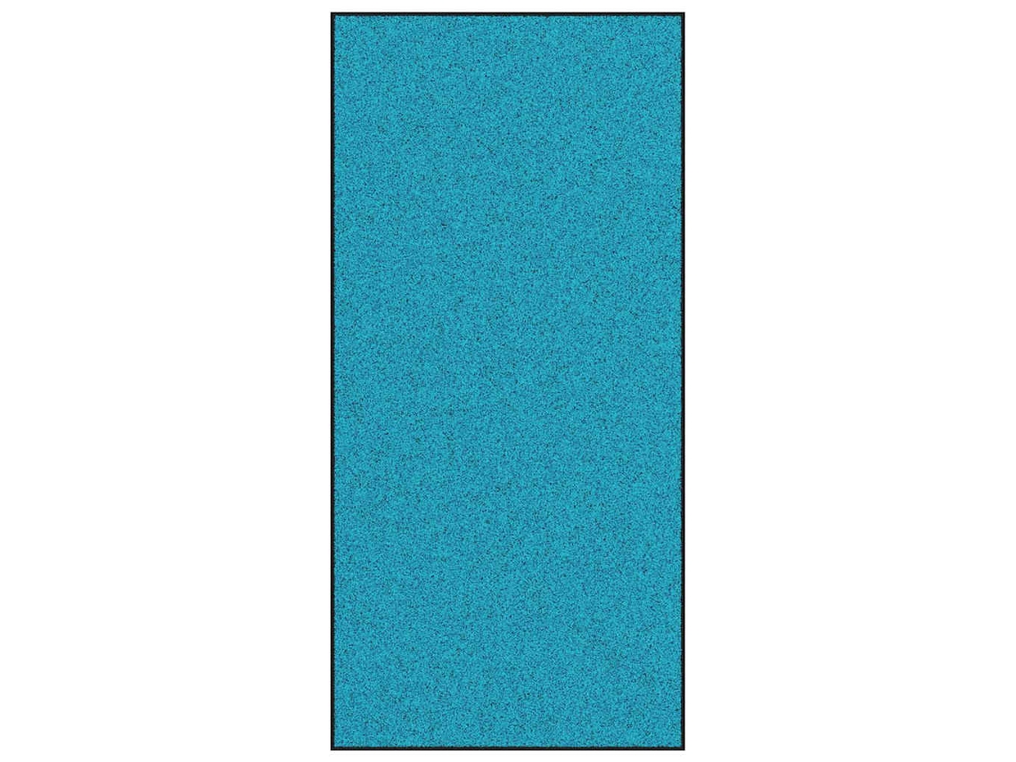 Maison Exclusive - Tapete De Entrada Ciano E Preto 120 X 250 Cm 100% Poliamida