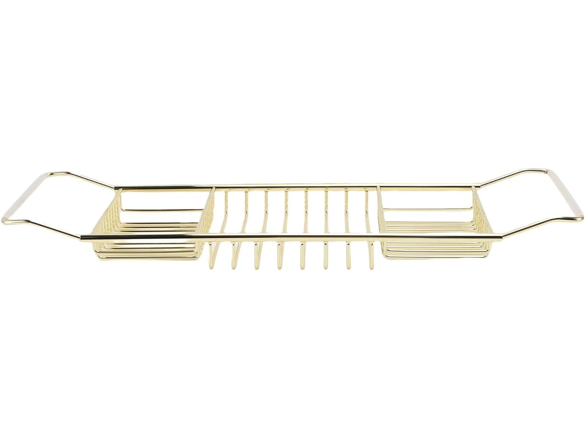 Bandeja Extensível Para Banheira Jtlb Em Aço Inoxidável Ideal Para Banheiros De Luxo, Fácil De Pos Gokoco