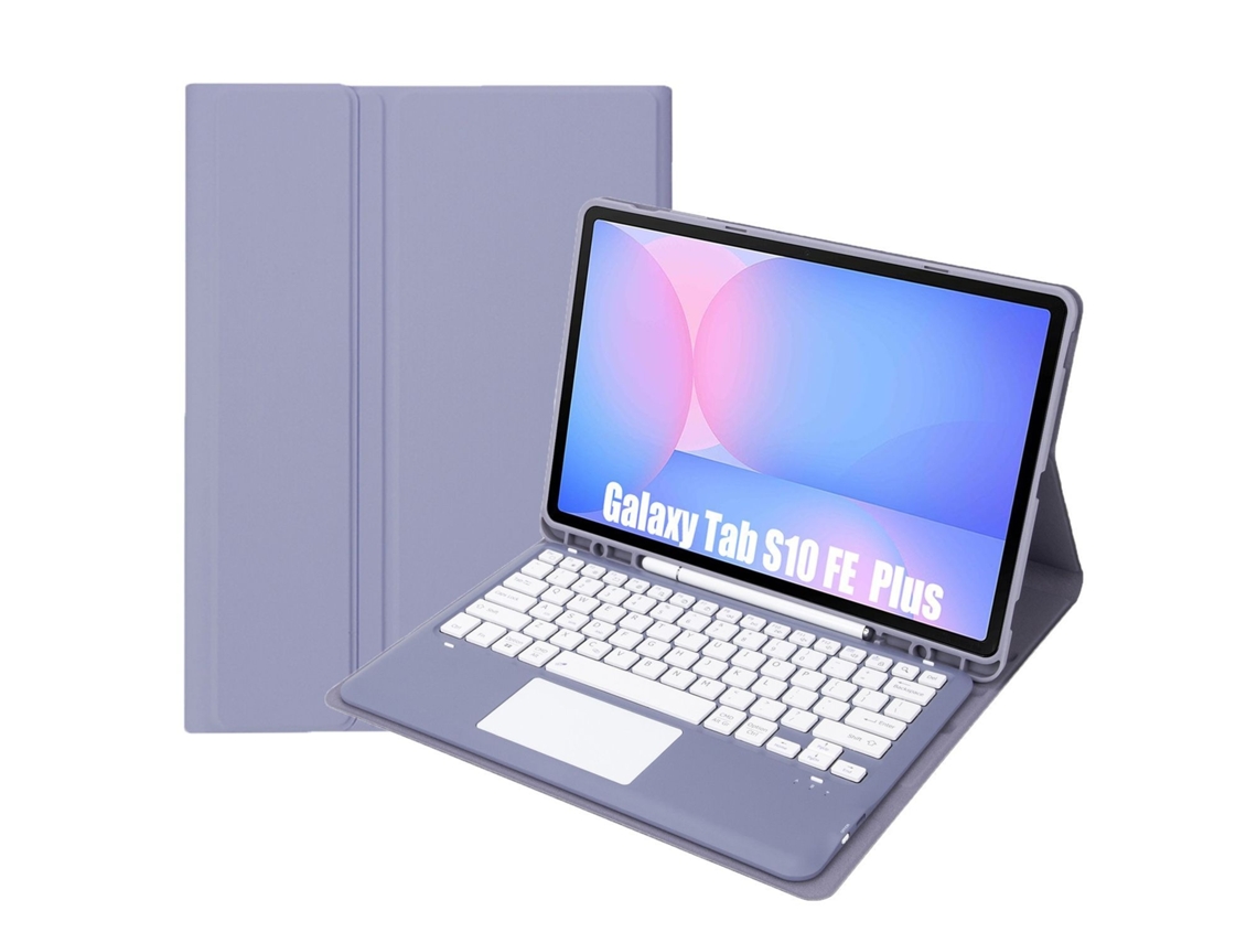 Lurelia Capa Com Teclado Bluetooth Para Samsung Tab S9fe + 12.4