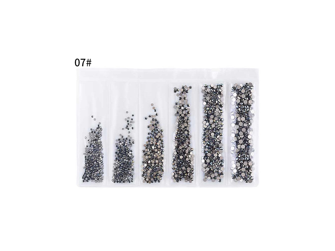 Ferramenta De Manicure Diy De Arte De Unha Com Strass E Pérolas Mini Para Decoração (7)