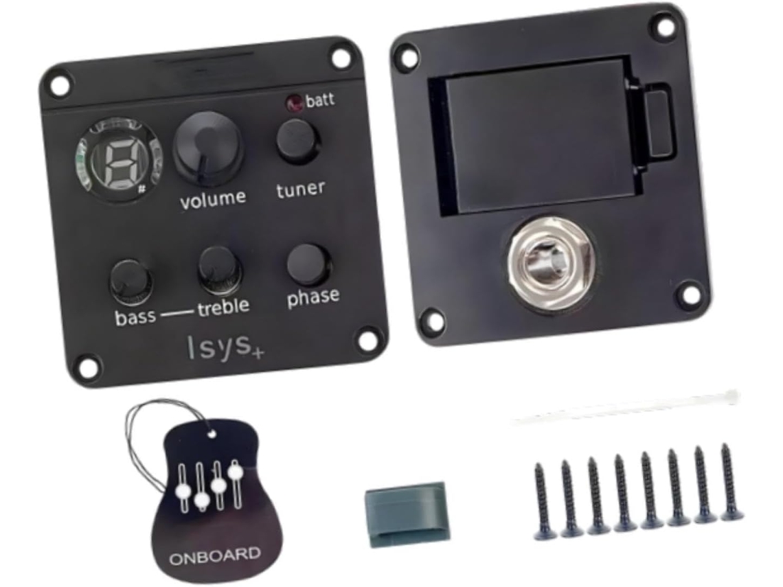 Sistema De Áudio Para Violão Clássico Com Microfone E Equalizador