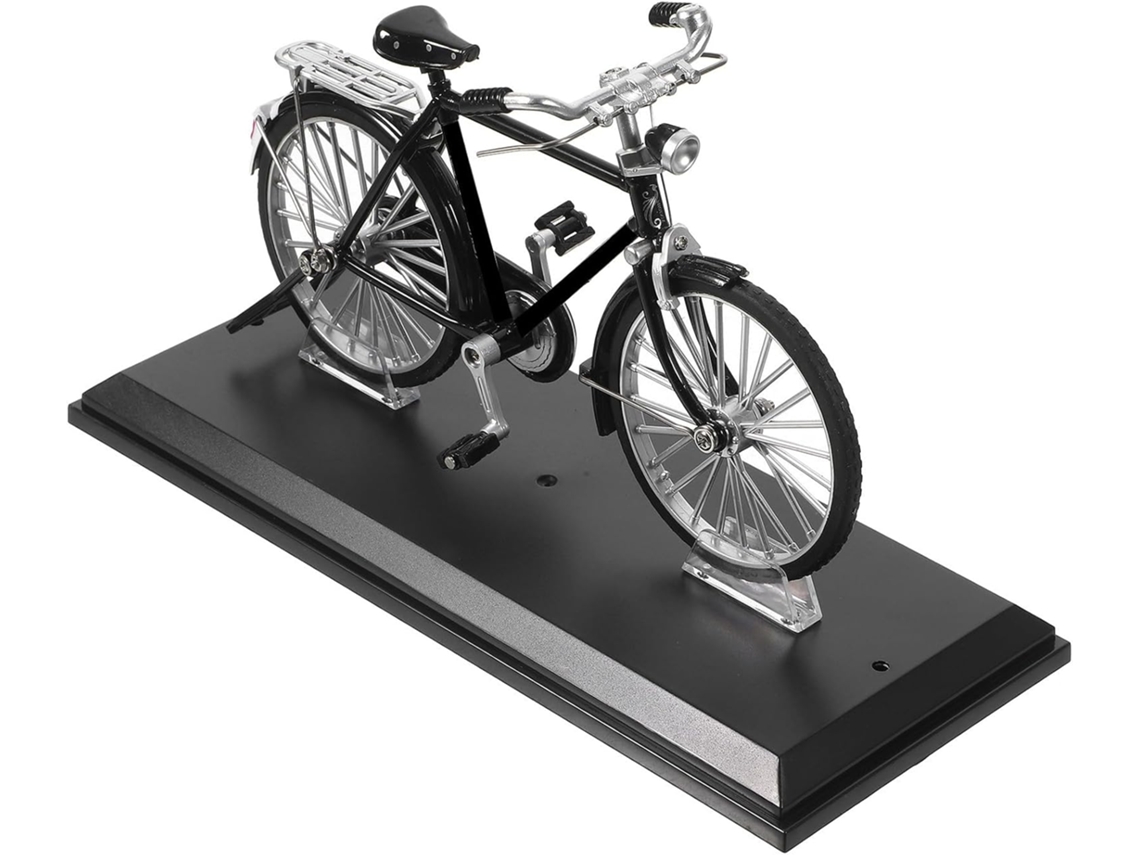 Modelo de bicicleta vintage em Liga Leve, ornamento delicado e compacto.