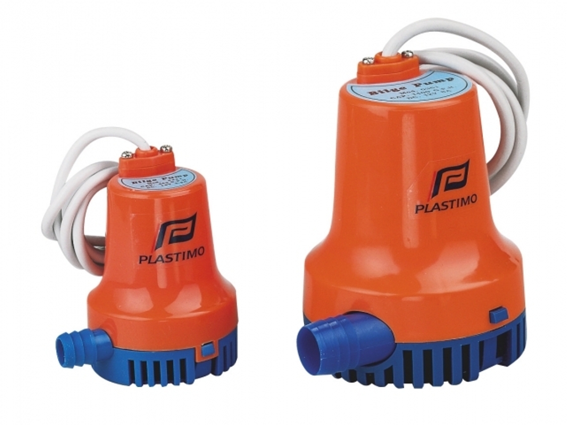Bomba de Porão Elétrica 12V 4800L/H PLASTIMO