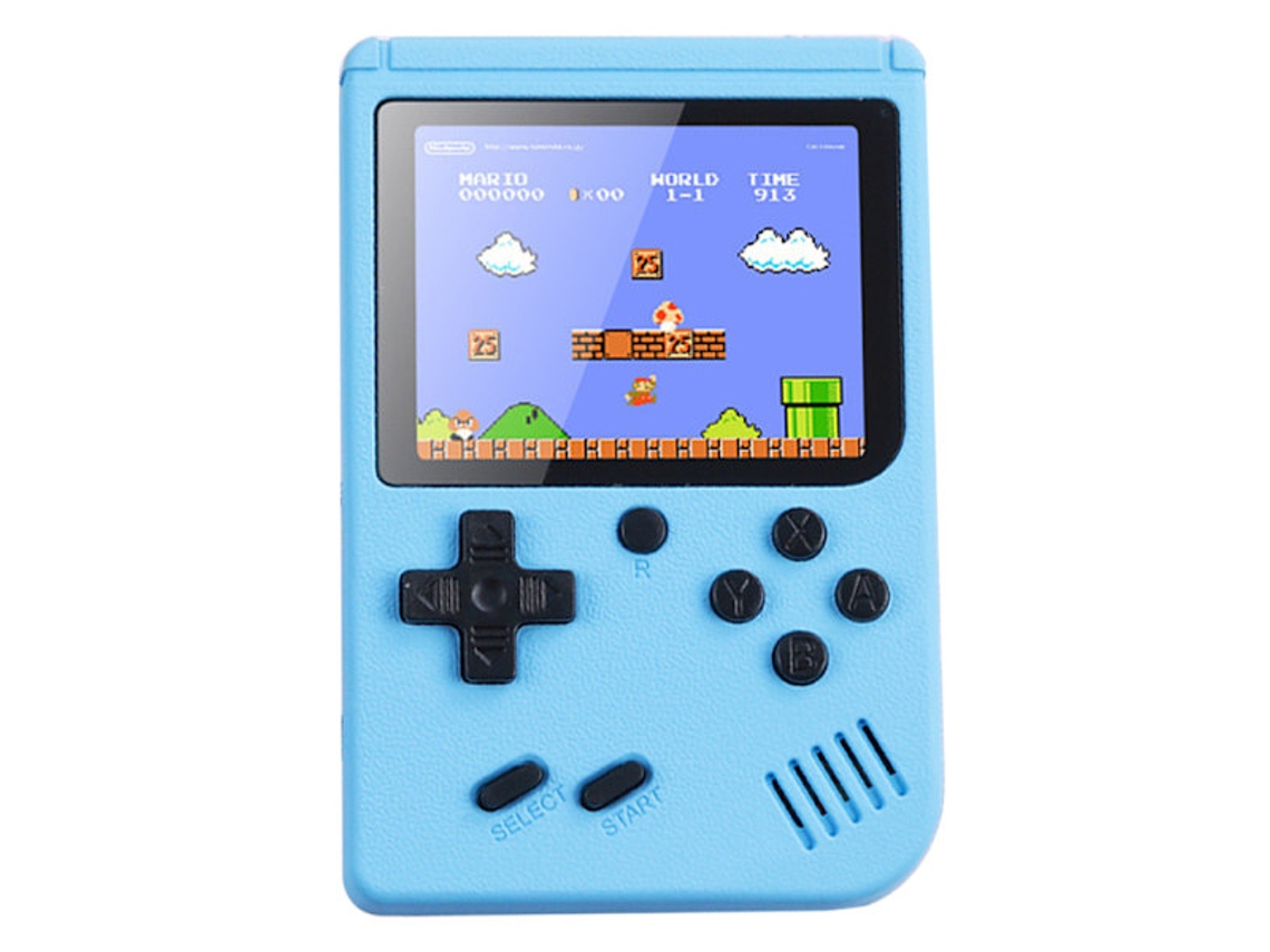 Console Portátil Retrô, Azul AQUAFORGE