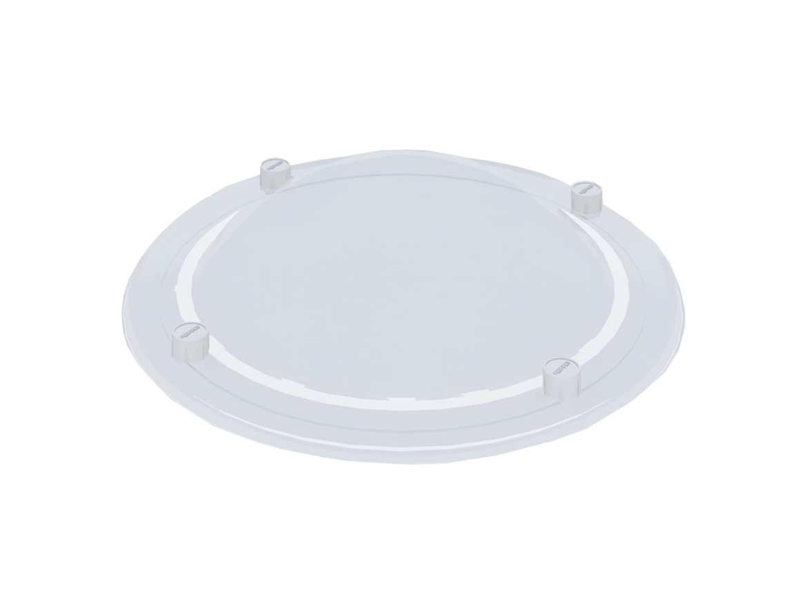 Cúpula de Metacrilato Monoválvula 52Cm PCM PLASTICOS Y CLARABOYAS MATILLA