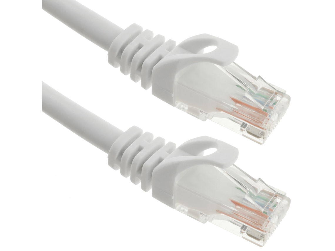 Cabo de Rede Ethernet BEMATIK Lan Utp Rj45 Cat.6A Branco 2 M