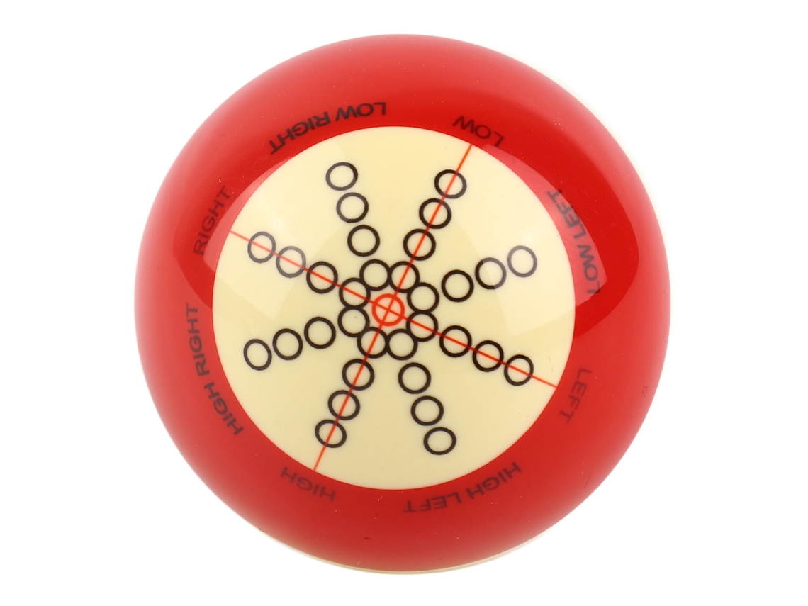 Bola De Bilhar De Treino Resina Padrão 57.2mm Para Prática De Pool E Sinuca Eua