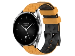 Pulseira De Silicone Bicolor Com Estampa De Futebol Para Xiaomi Mi Watch S2 22mm