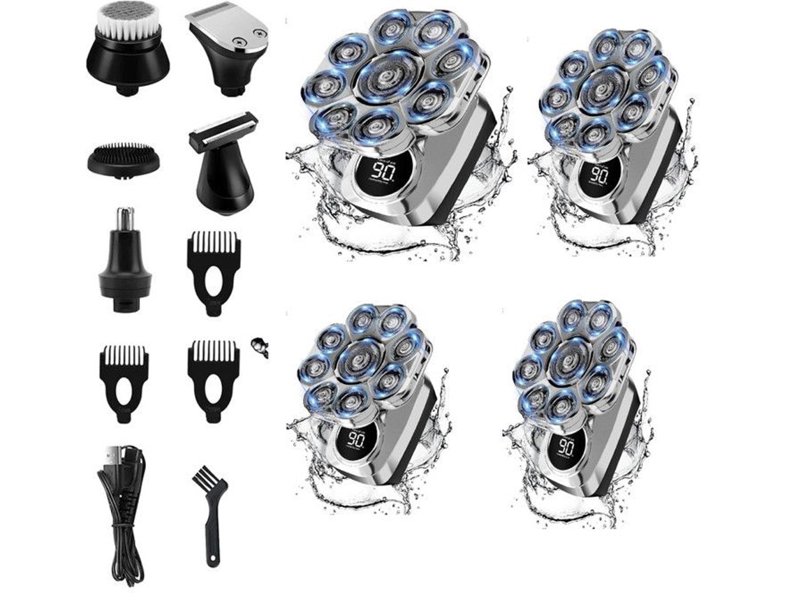 Pacote De 4 Barbeadores Elétricos Para Homens