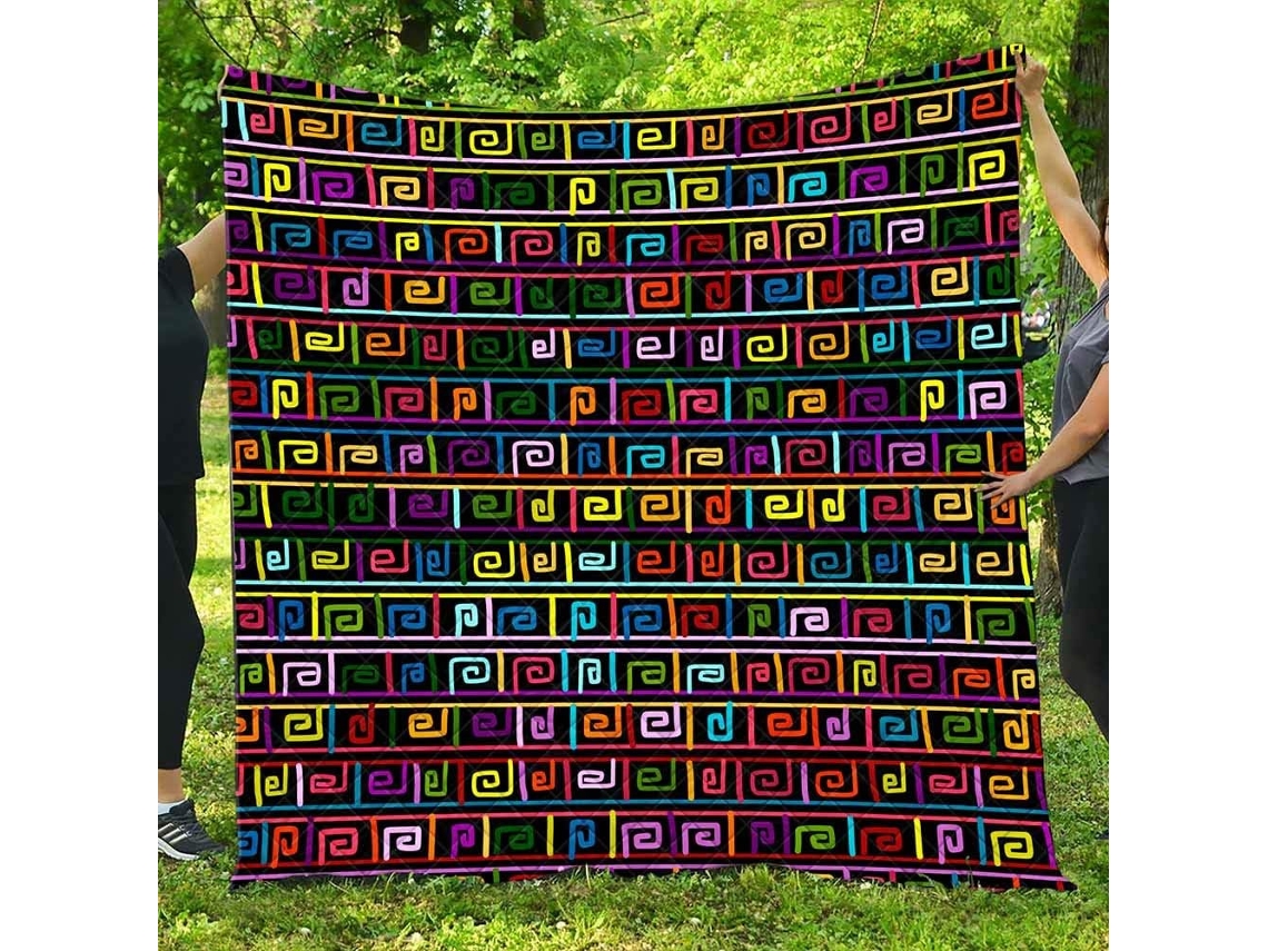 Colcha Acolchoada Fansu Capa de Cama com Ar Condicionado Conjunto Roupa para Sofá Estampa Étnica Mandala Boho,