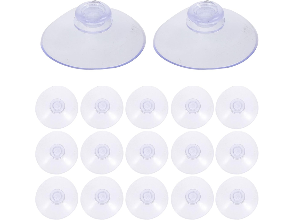 100 Ventosas Pequenas De Pvc Janelas Vidro, Design Multifuncional E Fixação Firme, Ganchos De Sucção Ideais