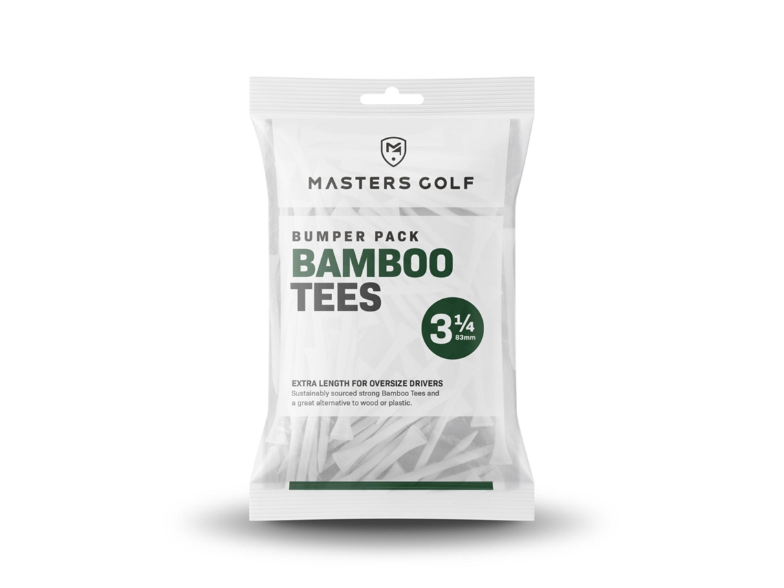 Pinos de Bambu Masters 83 mm branco pacote com 85 unidades BRILVIBERA