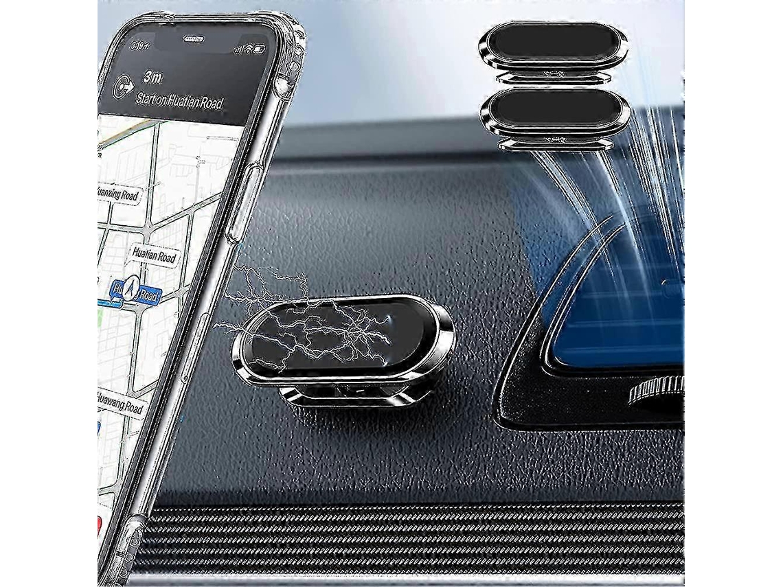 Suporte Magnético Universal Para Celular Veicular (2 Peças) Com Gps.