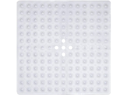 Tapete De Banho Antideslizante Lavável À Máquina Antibacteriano Sem Bpa Látex Ftalatos Quadrado 53x53cm