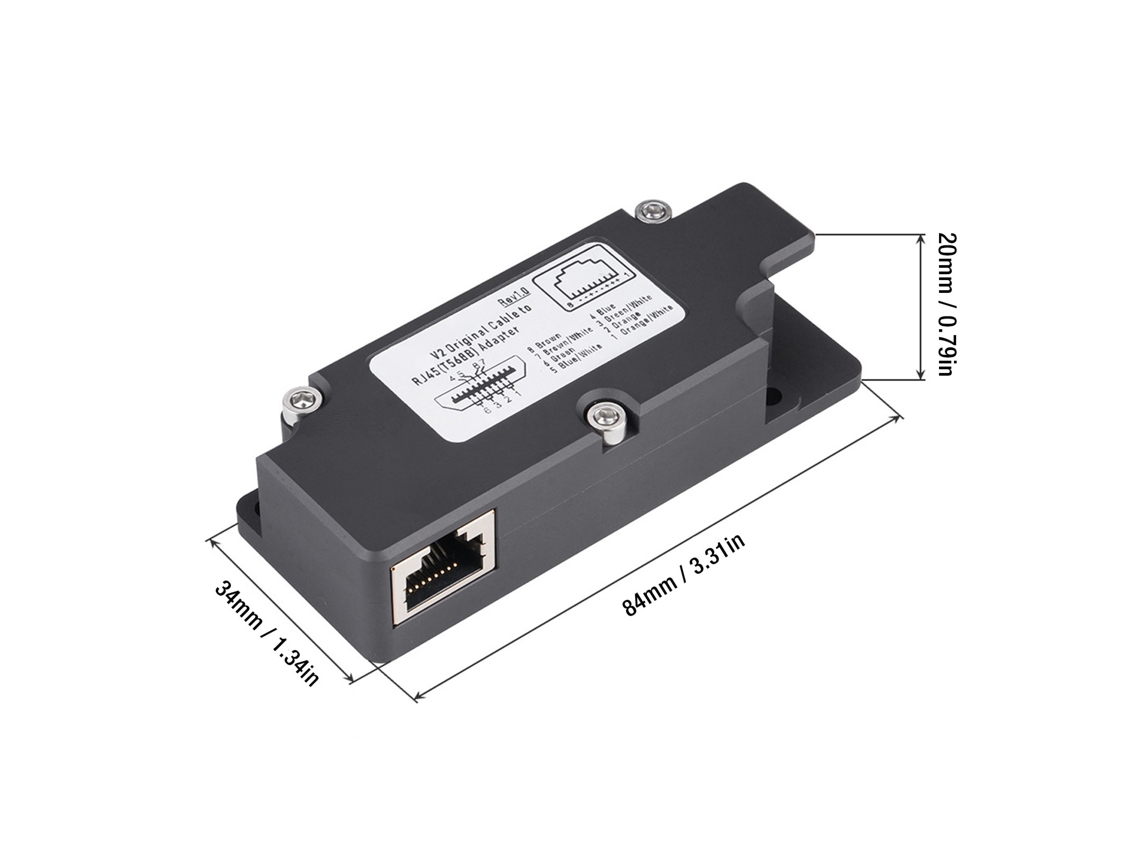 Adaptador Rj45 Laxiscreed Para Dishy V2 Com Suporte A Poe, Transmissão 10/100/1000mb/s
