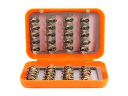 Kit 40 Mosca Imitadora Pesca Fly Truta Ouroverde