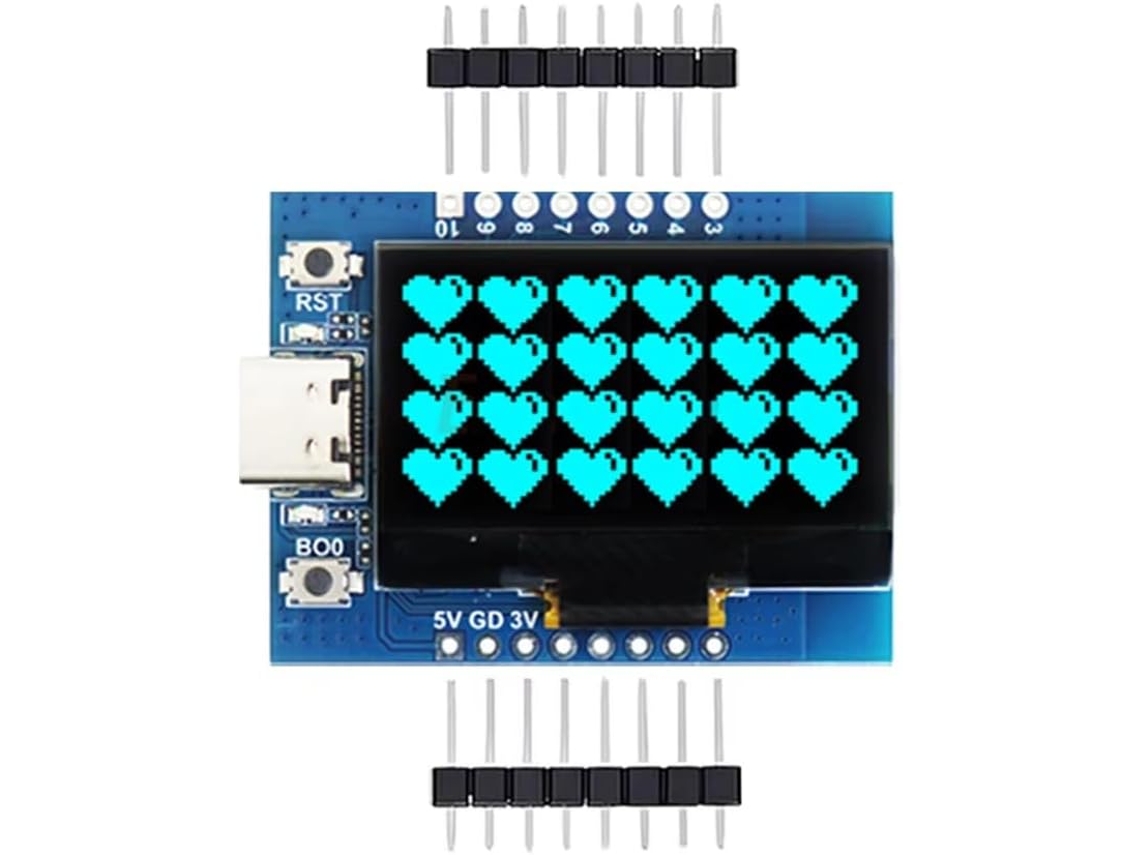 Placa De Desenvolvimento -c3 – Oled De 1,3 Polegadas Legível Sob Luz Solar