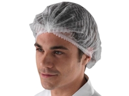 Fasst 100 Toucas descartáveis de malha não tecida com elástico para cuidados com o cabelo em restaurantes, salões de beleza, laboratórios e indústrias.