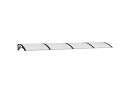 Door Canopy, Door Canopies Vidaxl Preto Policarbonato (350 X 75 Cm)