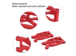 Mali braço Oscilante Frontal de Metal para Carro Off road Wltoys 1/10 104001 Peças de Upgrade Substitui 1858