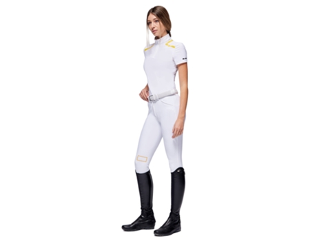 Polo para Mulher de Equitação RG ITALY (M - Branco)