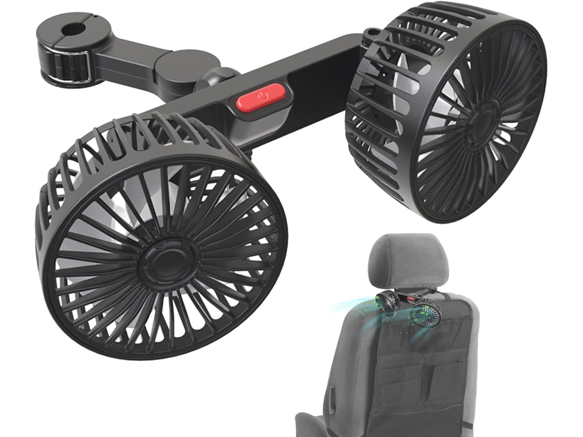 Ventilador Para Carro Infantil, Ventilador Para Banco Traseiro Do Carro