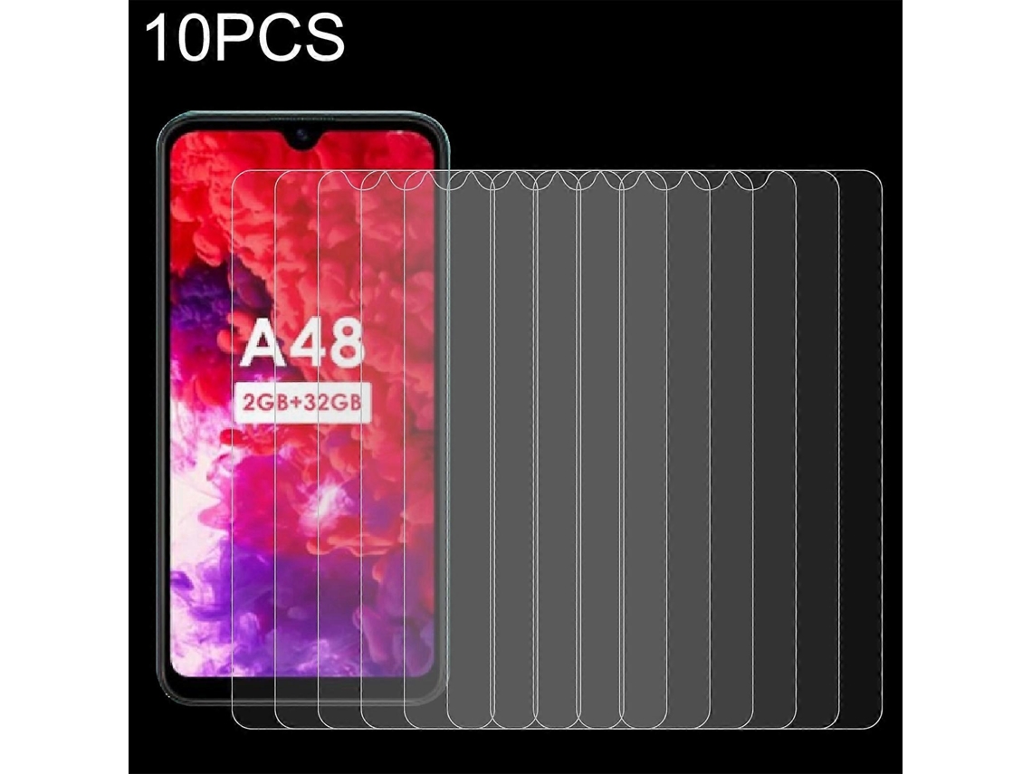 10 Unidades De Película De Vidro Temperado 9h 2.5d De 0,26 Mm Para Infinix Itel A48 (10 Unidades)