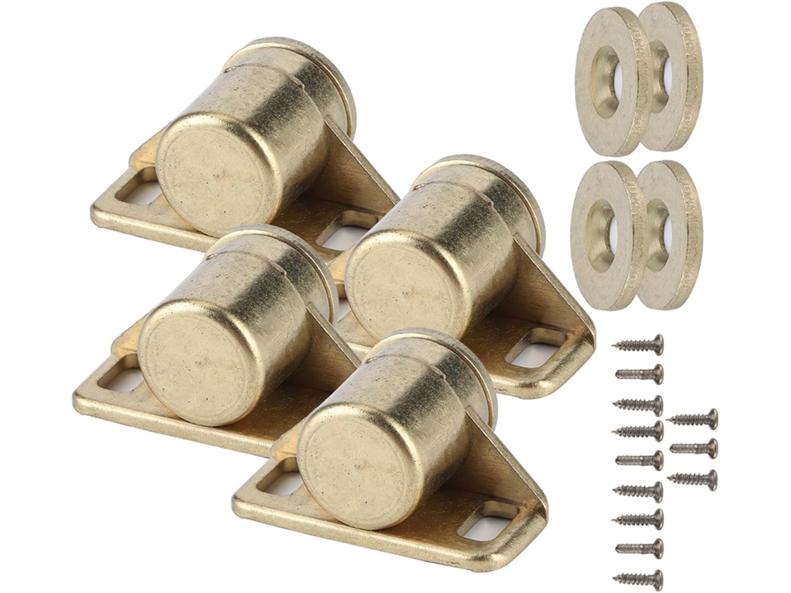 Fecho Magnético Para Porta Amonida, Estilo Antigo, Em Liga De Zinco Resistente, Para Armários E Closets, Cor Bronze